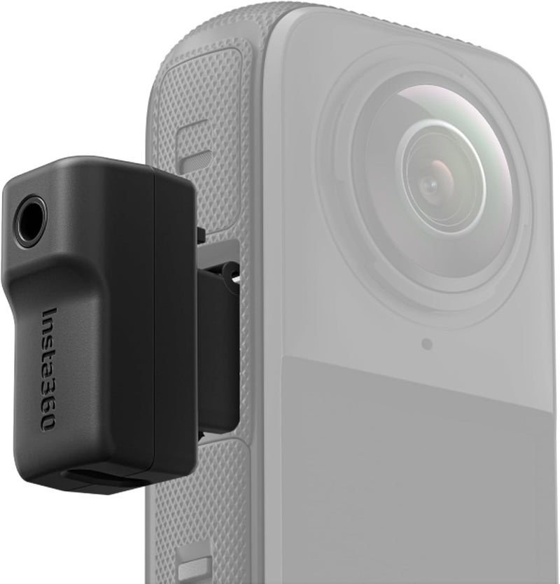 CYNOVA Insta 360 X4 Mic Adapter for Insta 360 X4 Accessories, External Microphones Type-C and 3.5mm Audio Ports Compatible with Insta 360 X4 Mic Adapter - Image 3